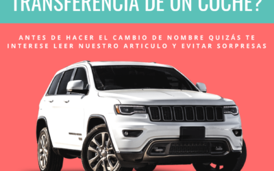 ¿Cuánto vale la transferencia de un coche?